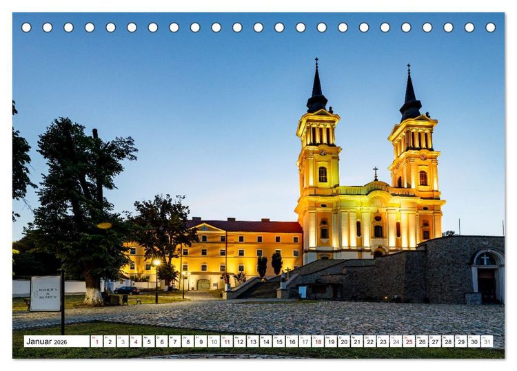 Produktbild: Kirchen und Kl&ouml;ster in Rum&auml;nien (Tischkalender 2026 DIN A5 quer), CALVENDO Monatskalender