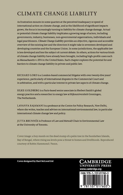 Produktbild: Climate Change Liability
