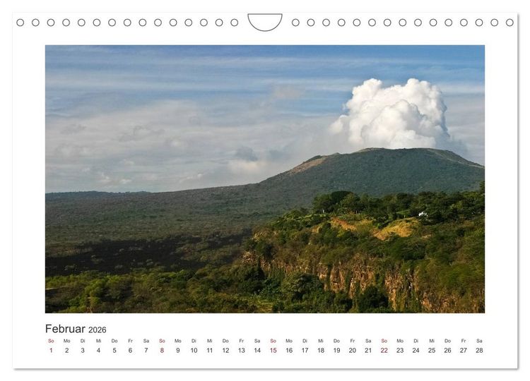 Produktbild: Nicaragua - Land der Vulkane (Wandkalender 2026 DIN A4 quer), CALVENDO Monatskalender