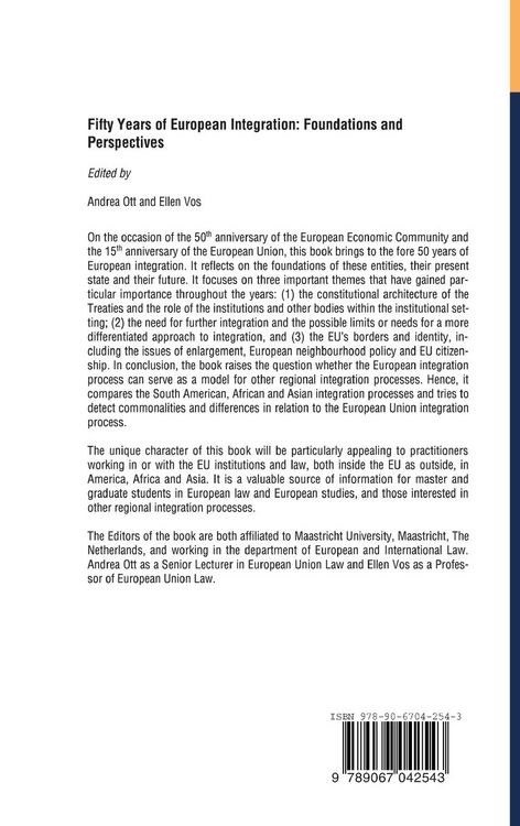 Produktbild: Fifty Years of European Integration