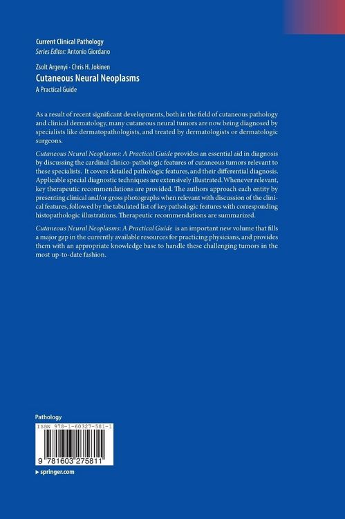 Produktbild: Cutaneous Neural Neoplasms