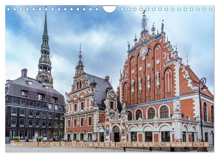 Produktbild: Historisches Baltikum (Wandkalender 2027 DIN A4 quer), CALVENDO Monatskalender