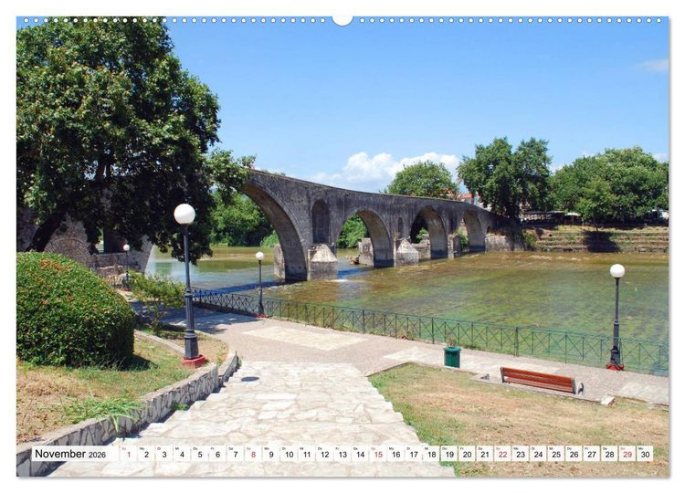 Produktbild: Epirus - Das urspr&uuml;ngliche Griechenland (hochwertiger Premium Wandkalender 2026 DIN A2 quer), Kunstdruck in Hochglanz