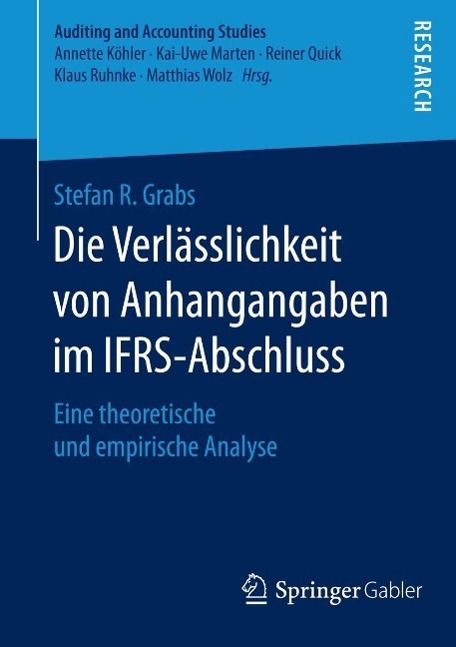 Produktbild: Die Verl&auml;sslichkeit von Anhangangaben im IFRS-Abschluss