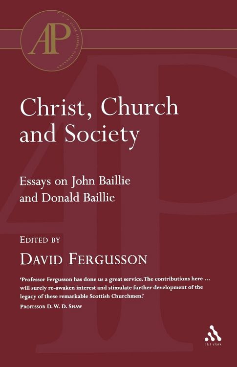 Produktbild: Christ, Church and Society