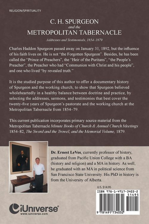 Produktbild: C. H. Spurgeon and the Metropolitan Tabernacle