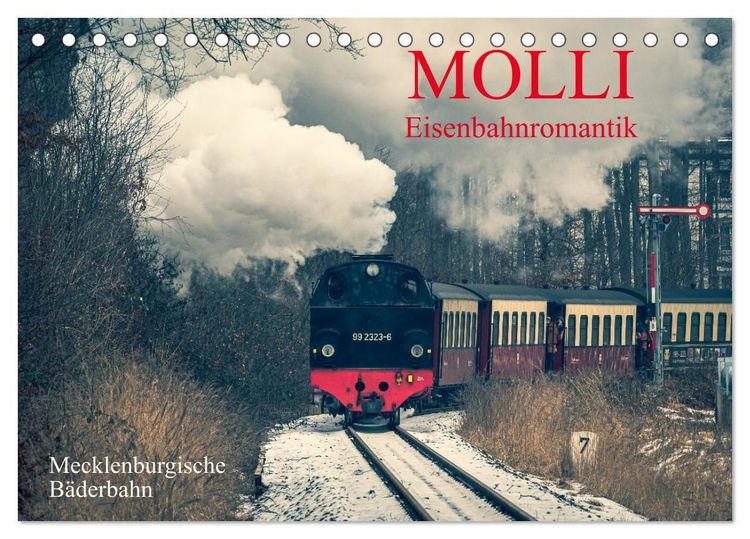 Produktbild: Molli- Mecklenburgische B&auml;derbahn (Tischkalender 2027 DIN A5 quer), CALVENDO Monatskalender