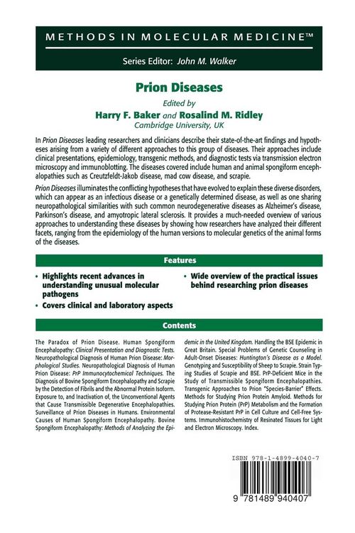 Produktbild: Prion Diseases