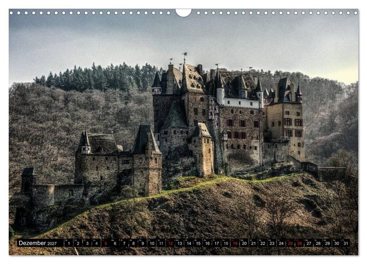Produktbild: Mosel Impressionen Mystische Burgen und magische Orte (Wandkalender 2027 DIN A3 quer), CALVENDO Monatskalender