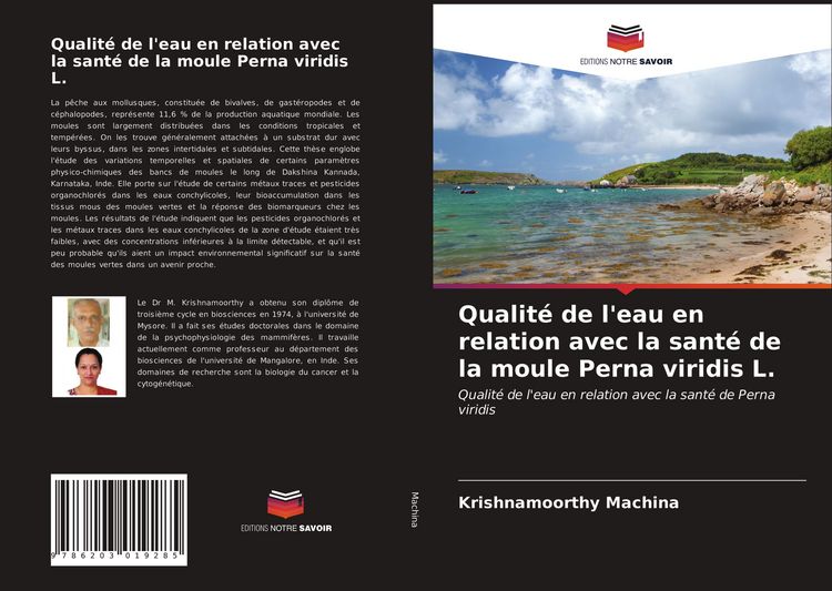Produktbild: Qualit&eacute; de l'eau en relation avec la sant&eacute; de la moule Perna viridis L.