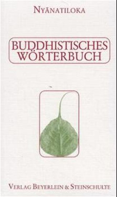 Produktbild: Buddhistisches W&ouml;rterbuch