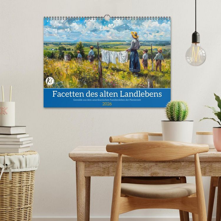Produktbild: Facetten des alten Landlebens (Wandkalender 2026 DIN A3 quer), CALVENDO Monatskalender