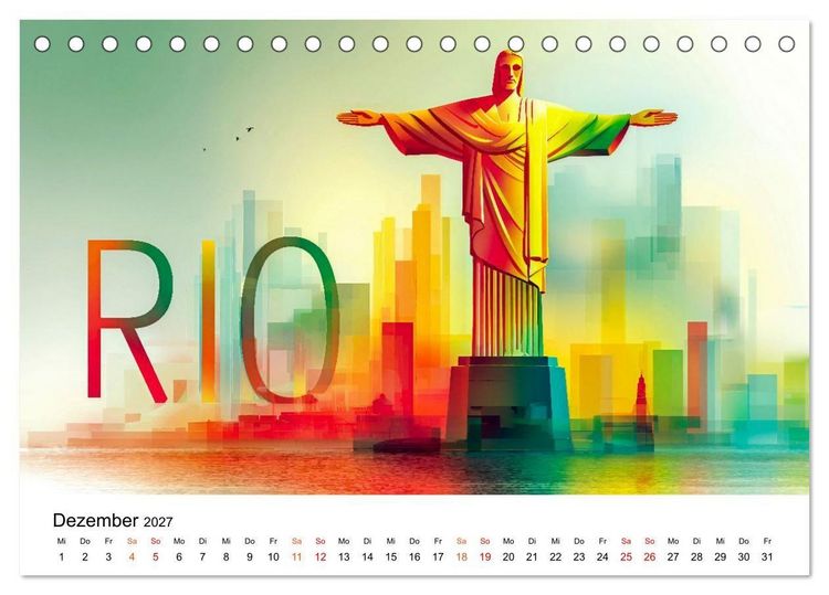 Produktbild: St&auml;dte der Welt - Premium Edition (Tischkalender 2027 DIN A5 quer), CALVENDO Monatskalender