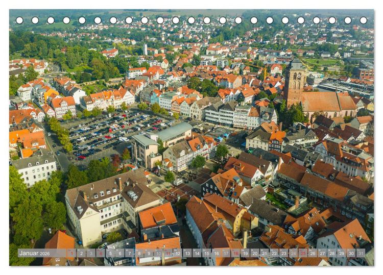 Produktbild: Ein Blick auf Bad Hersfeld (Tischkalender 2026 DIN A5 quer), CALVENDO Monatskalender
