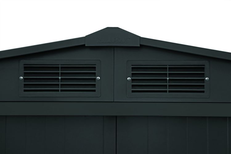 Produktbild: Metall Ger&auml;tehaus 202x123 Gartenhaus Schiebet&uuml;r