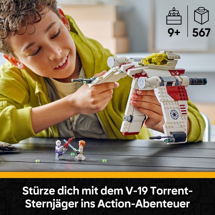 Produktbild: LEGO Star Wars 75432 The Clone Wars V-19 Torrent-Sternj&auml;ger, Spielzeug