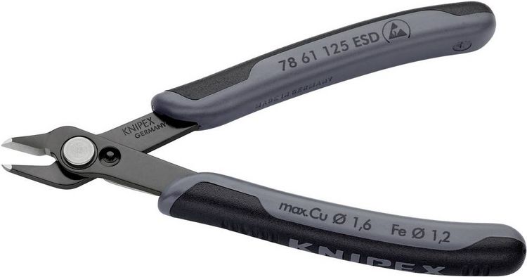 Produktbild: Knipex-Werk Pr&auml;z.-Schneidzange 78 61 125 ESD
