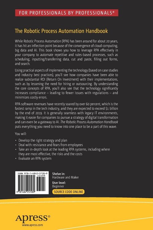 Produktbild: The Robotic Process Automation Handbook