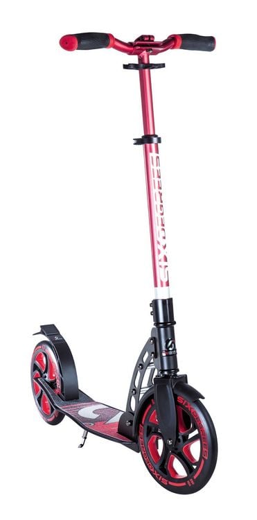 Produktbild: SIX DEGREES Alu Scooter 230/215 mm rot