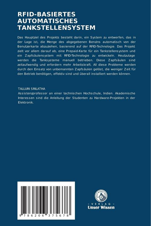 Produktbild: Rfid-Basiertes Automatisches Tankstellensystem