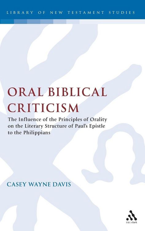 Produktbild: Oral Biblical Criticism