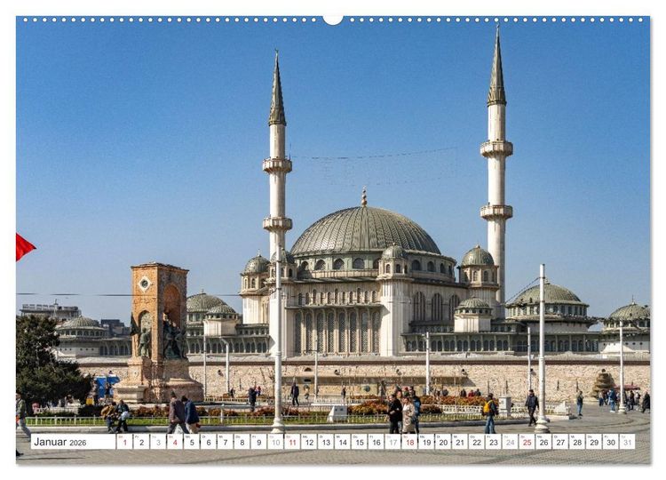 Produktbild: Istanbul - Faszination Moschee (hochwertiger Premium Wandkalender 2026 DIN A2 quer), Kunstdruck in Hochglanz