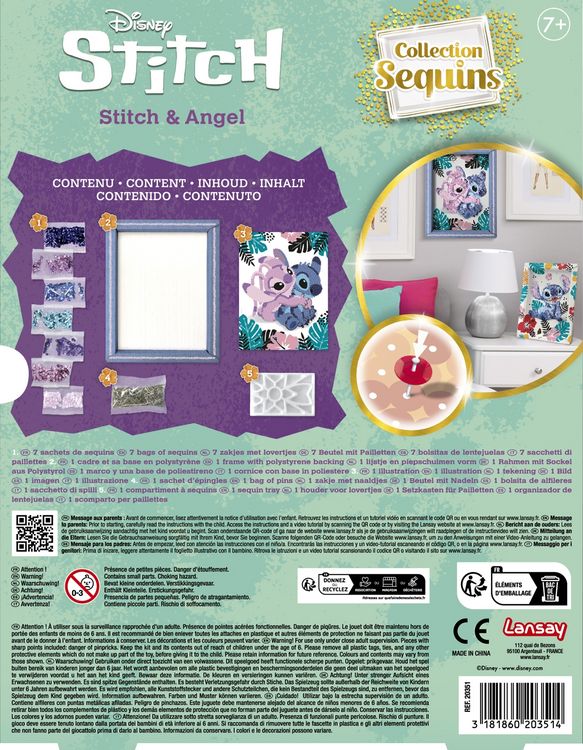 Produktbild: COLLECTION SEQUINS - Paillettenkunst Stitch & Angel