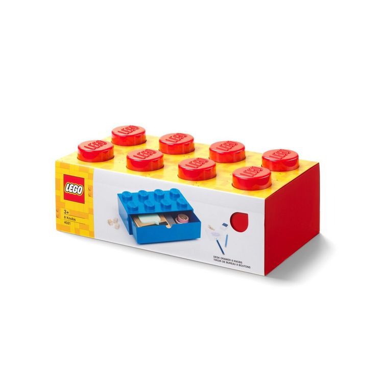 Produktbild: LEGO&reg; Schubladenelement 8 Noppen Rot
