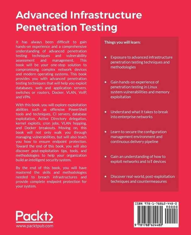Produktbild: Advanced Infrastructure Penetration Testing