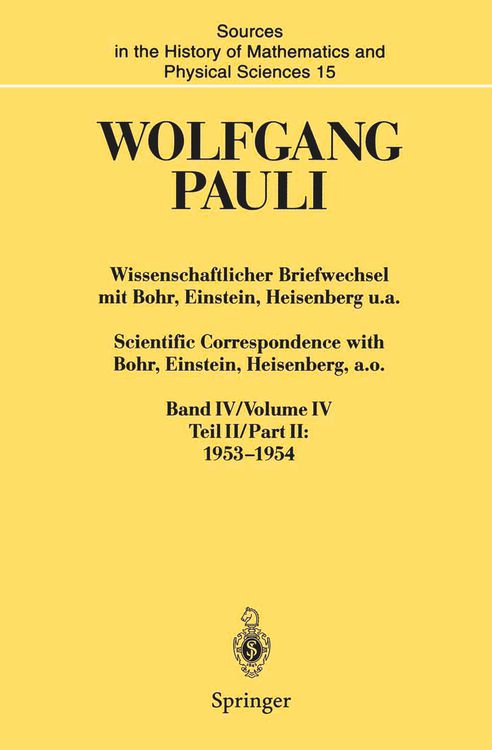 Produktbild: Wissenschaftlicher Briefwechsel mit Bohr, Einstein, Heisenberg u.a. / Scientific Correspondence with Bohr, Einstein, Heisenberg a.o.