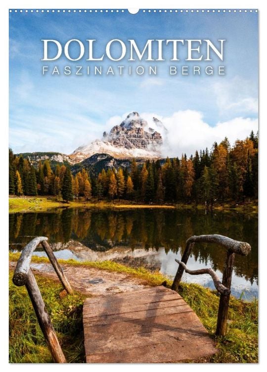 Produktbild: Die Dolomiten - Berge, die begeistern (Wandkalender 2026 DIN A2 hoch), CALVENDO Monatskalender