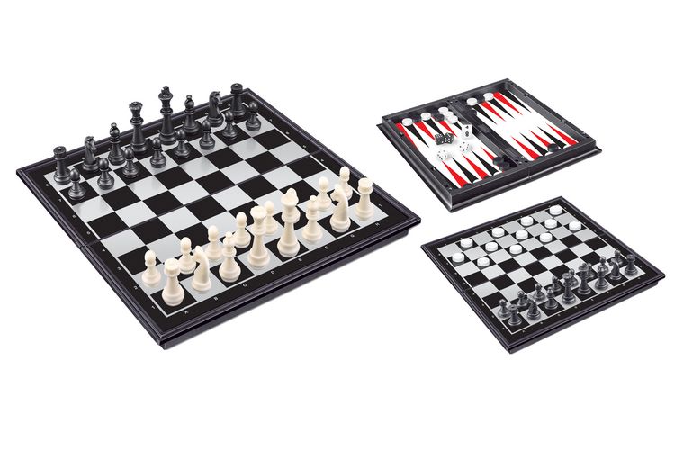 Produktbild: Classic Games 3-in-1 Magnetspiel