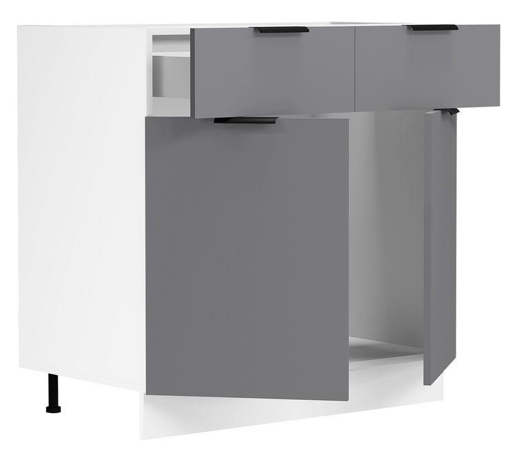 Produktbild: K&uuml;chenschrank B80 cm Unterschrank Schublade Fasola