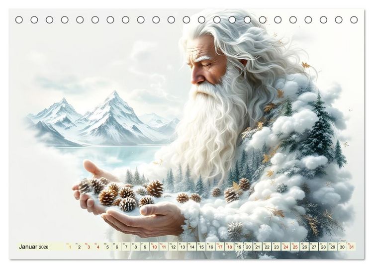Produktbild: W&auml;chter der Natur (Tischkalender 2026 DIN A5 quer), CALVENDO Monatskalender