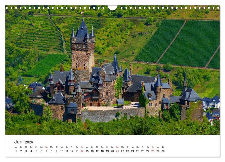 Produktbild: Deutschlands Burgen - Burgen, Schl&ouml;sser und Ruinen (Wandkalender 2026 DIN A3 quer), CALVENDO Monatskalender