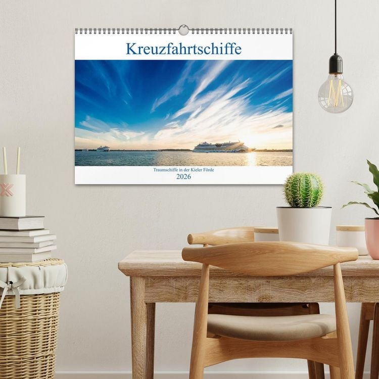 Produktbild: Kreuzfahrtschiffe 2026 (Wandkalender 2026 DIN A3 quer), CALVENDO Monatskalender