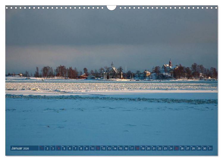 Produktbild: Suomi &ndash; Finnland (Wandkalender 2026 DIN A3 quer), CALVENDO Monatskalender