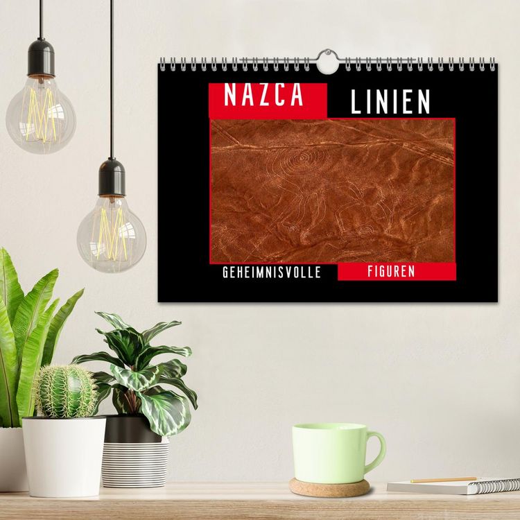 Produktbild: Die NAZCA Linien - Geheimnisvolle Figuren (Wandkalender 2026 DIN A4 quer), CALVENDO Monatskalender
