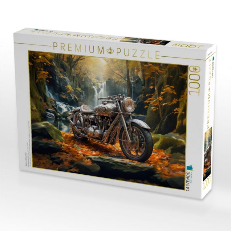Produktbild: CALVENDO Puzzle Rast am Wasserfall | 1000 Teile Lege-Gr&ouml;&szlig;e 64x48cm Foto-Puzzle f&uuml;r gl&uuml;ckliche Stunden