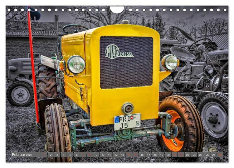 Produktbild: Traktoren - Oldtimer (Wandkalender 2026 DIN A4 quer), CALVENDO Monatskalender