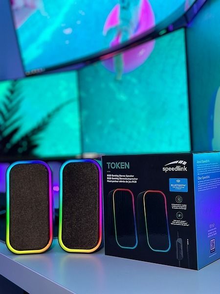 Produktbild: SPEEDLINK TOKEN RGB Gaming Stereo Speaker, black