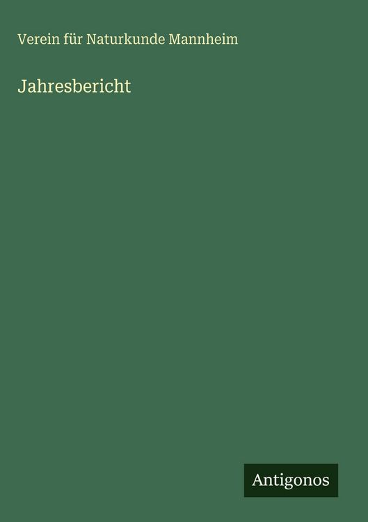 Produktbild: Jahresbericht