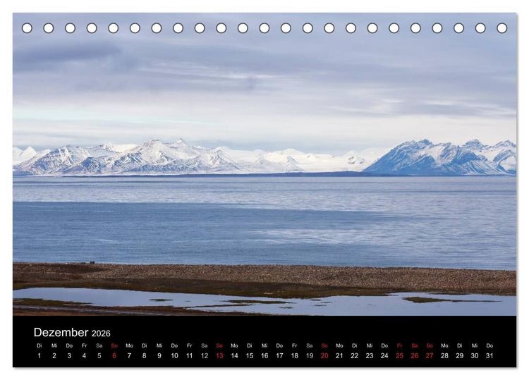 Produktbild: TRAUMZIEL ARKTIS, Impressionen vom Rand der Welt (Tischkalender 2026 DIN A5 quer), CALVENDO Monatskalender