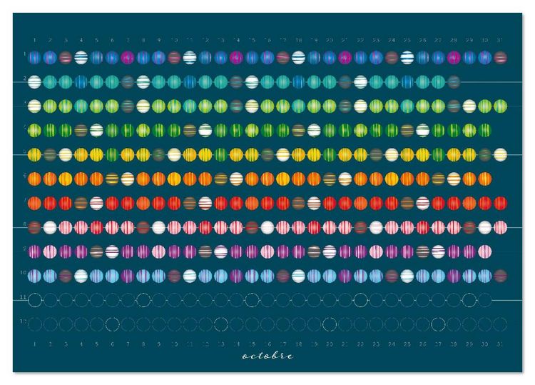Produktbild: Une perle pour chaque jour (Calendrier de bureau 2026 DIN A5 vertical), CALVENDO calendrier mensuel