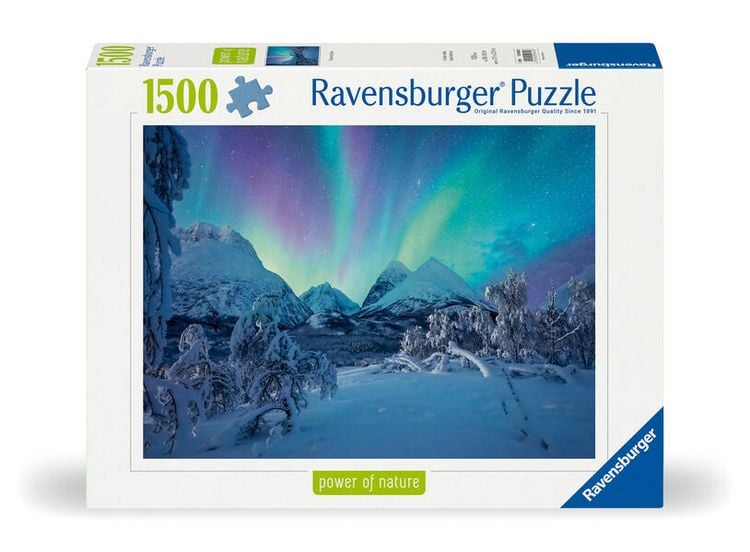 Produktbild: Erwachsenenpuzzle Power of Nature 1500 Teile - Wenn die Nordlichter tanzen
