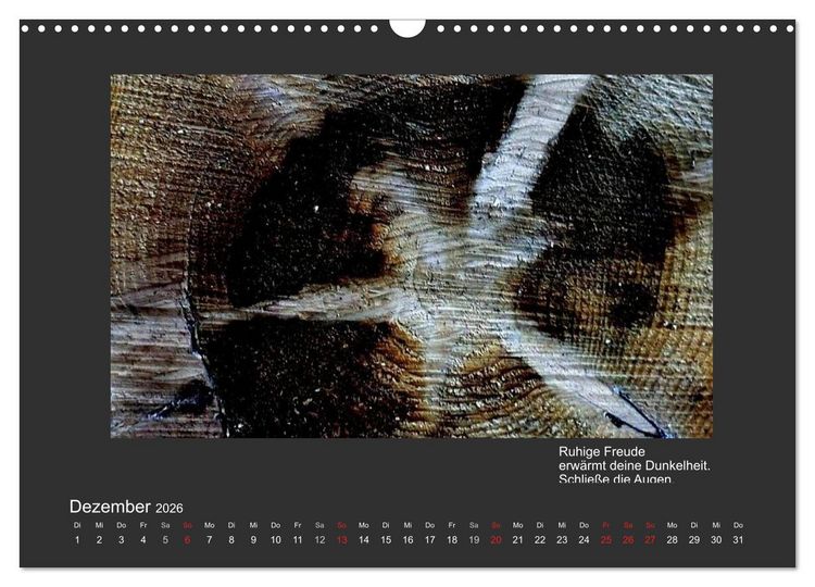 Produktbild: MAGIE HOLZ 2026 (Wandkalender 2026 DIN A3 quer), CALVENDO Monatskalender