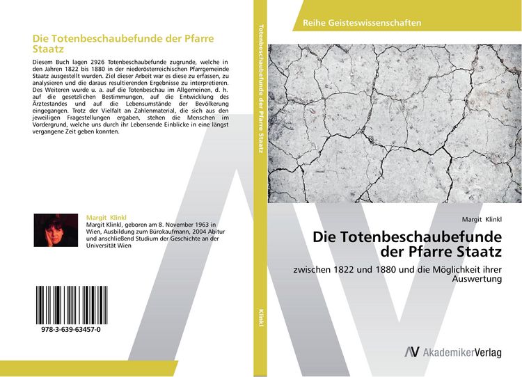 Produktbild: Die Totenbeschaubefunde der Pfarre Staatz