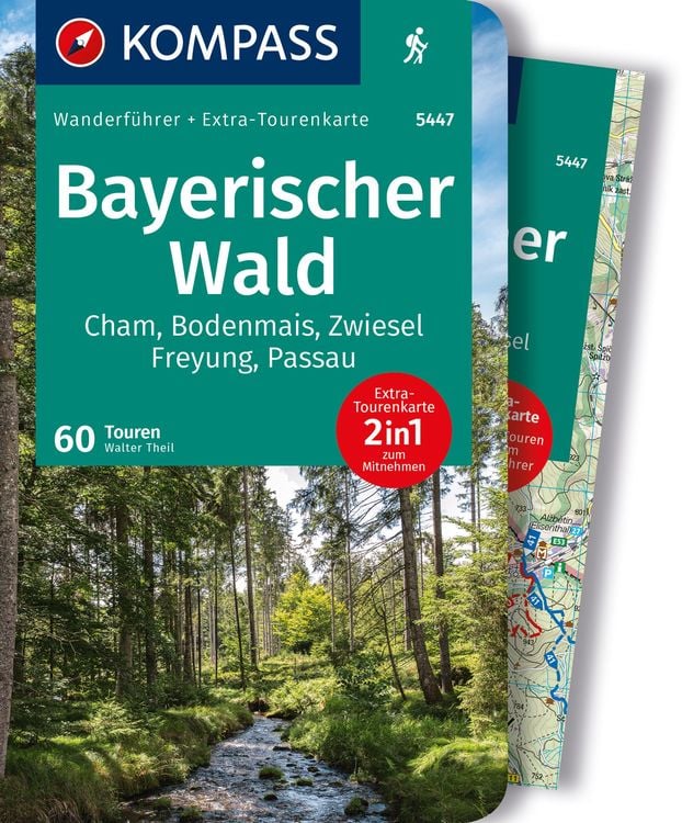Bild vom Artikel KOMPASS Wanderführer Bayerischer Wald, Cham, Bodenmais, Zwiesel, Freyung, Passau, 60 Touren mit Extra-Tourenkarte vom Autor Walter Theil