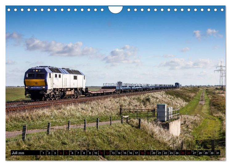 Produktbild: Die Marschbahn (Wandkalender 2026 DIN A4 quer), CALVENDO Monatskalender