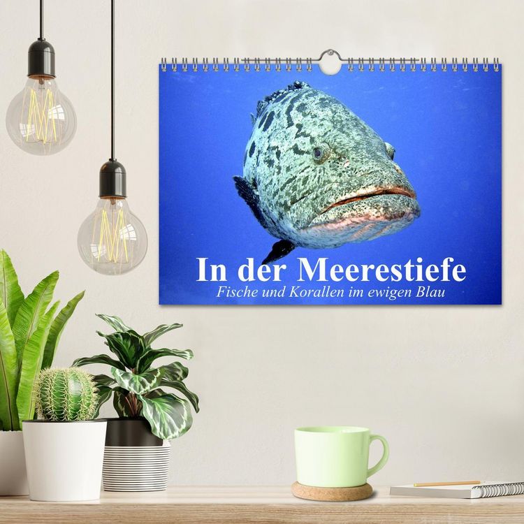 Produktbild: In der Meerestiefe. Fische und Korallen im ewigen Blau (Wandkalender 2026 DIN A4 quer), CALVENDO Monatskalender